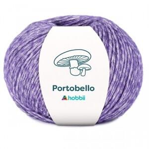 Hobbii Portobello PURPLE RAIN 100% Polyester Yarn 131 Yards NEW